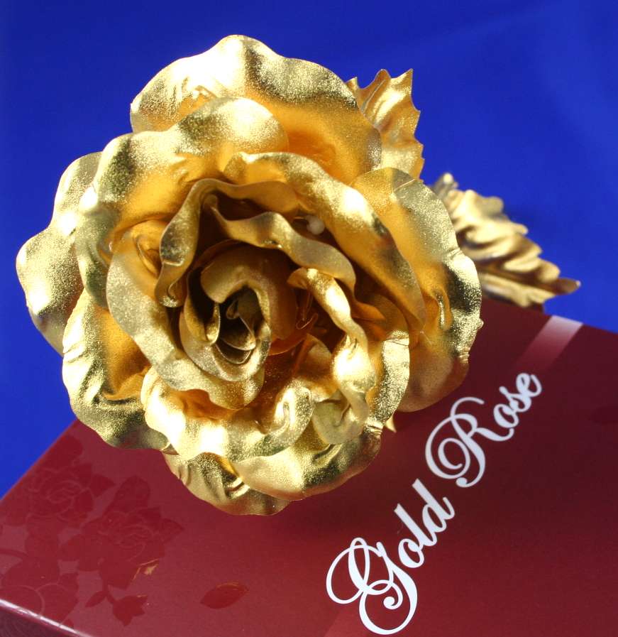 Pure 24k Gold Leaf Rose - Open – Pure24k
